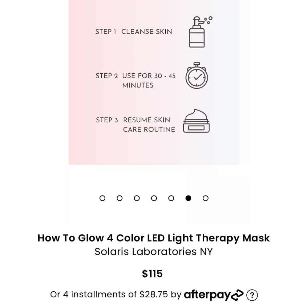 LED mask - Picture 7 of 10